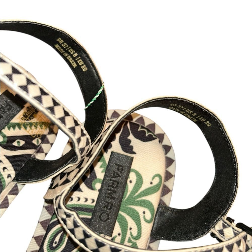 Farm Rio Floral Print Platform Sandals(Size 8) - Picture 6 of 9